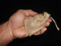 Natural Burlap Sack Cat Toy with Catnip - Many sizes